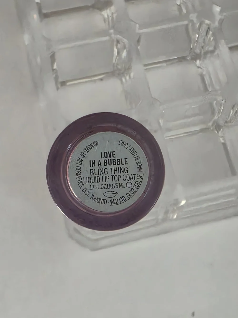 RARE MAC Bling Thing Liquid Lip Top Coat- 